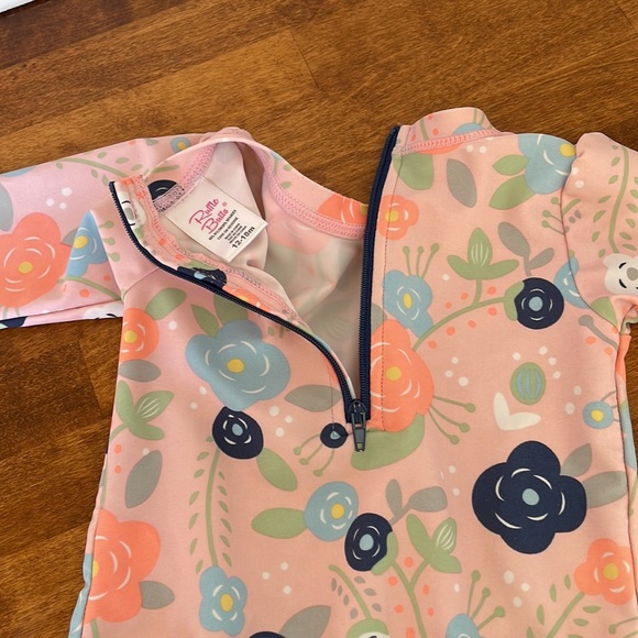 12-18 months Ruffle Butt long sleeve UFP swim suit - Picture 6 of 6
